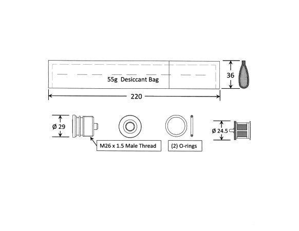 MAHLE Behr A/C Receiver Drier 351197701