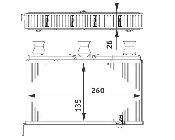 MAHLE Behr HVAC Heater Core 351312161 image 2