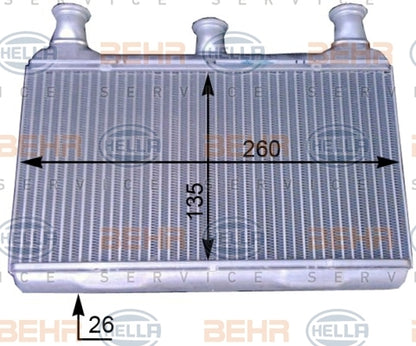 MAHLE Behr HVAC Heater Core 351312161 main image