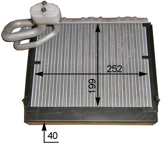 MAHLE Behr A/C Evaporator Core 351331131