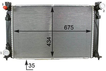 MAHLE Behr Radiator 376701281