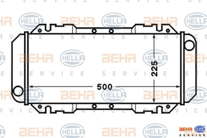 MAHLE Behr Engine Coolant Reservoir 376705531