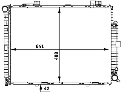 Mahle Radiator 376711151 image 2