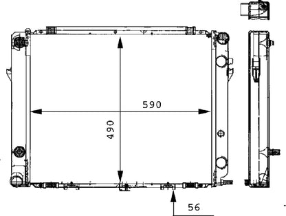 MAHLE Behr Radiator 376711401