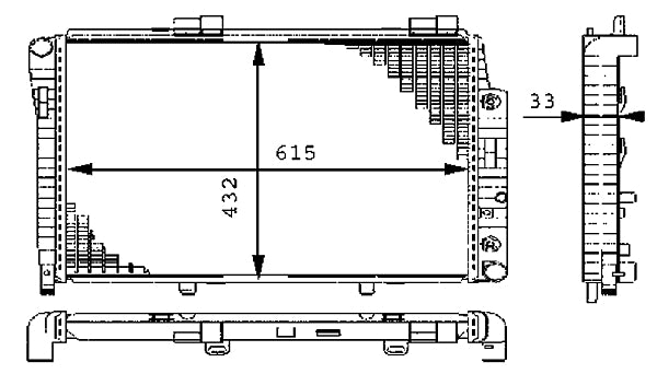 MAHLE Behr Radiator 376712021