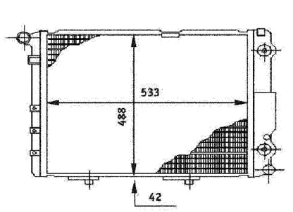 MAHLE Behr Radiator 376712461