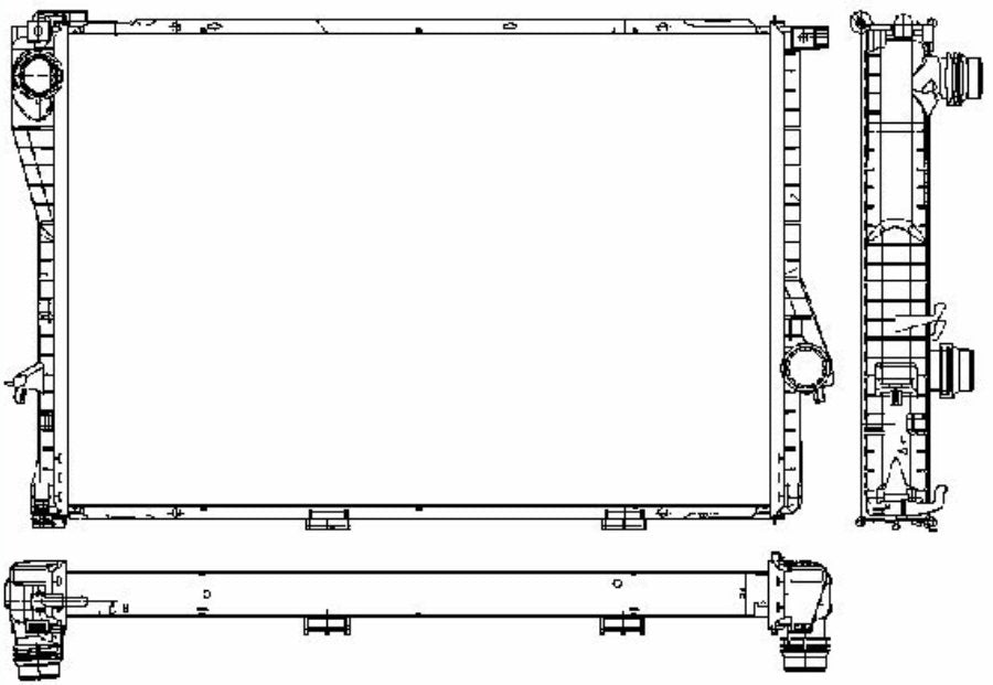 MAHLE Behr Radiator 376712501