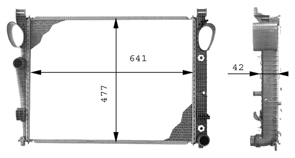 MAHLE Behr Radiator 376712571