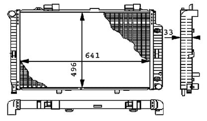 MAHLE Behr Radiator 376712581