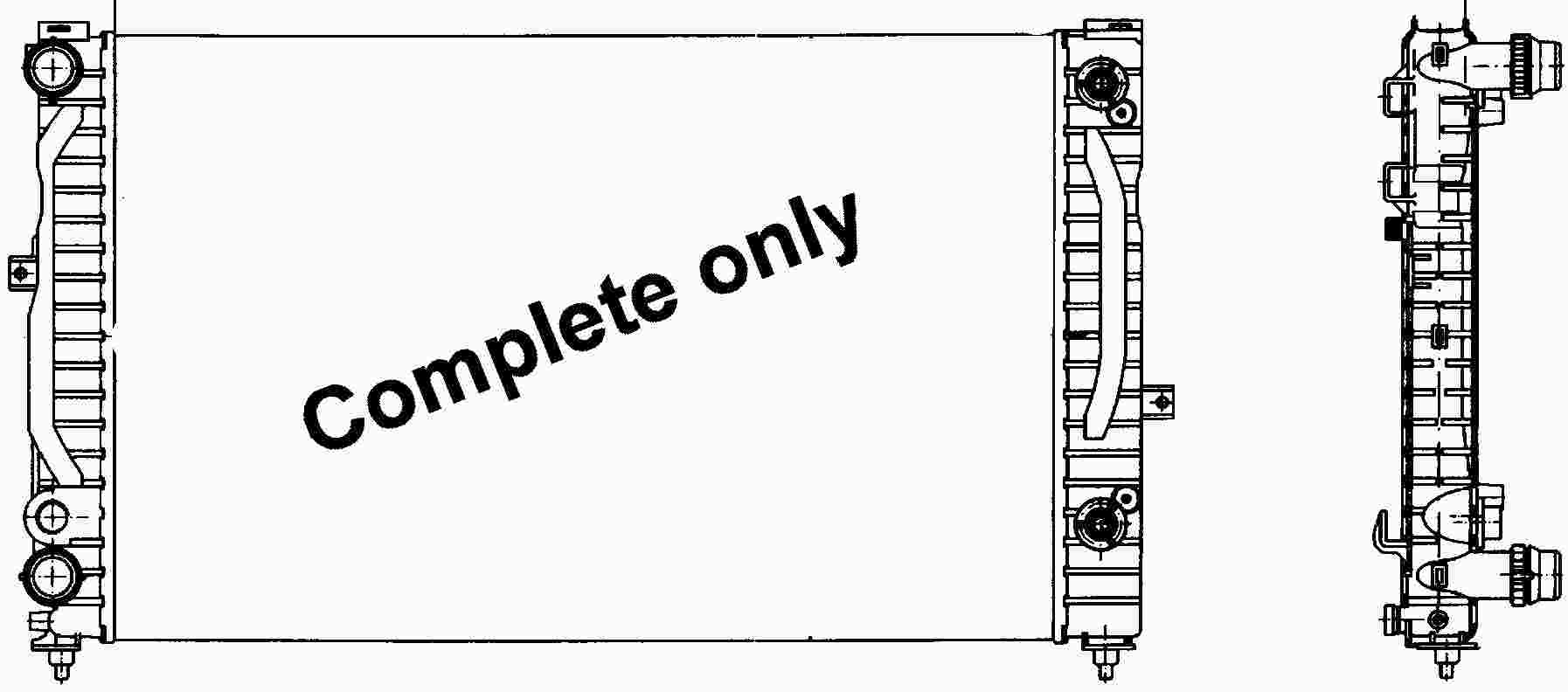 MAHLE Behr Radiator 376716621