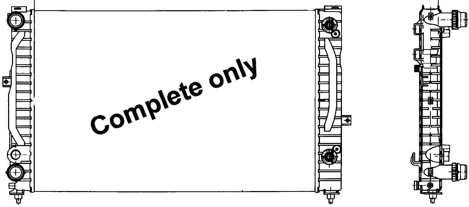 MAHLE Behr Radiator 376716621
