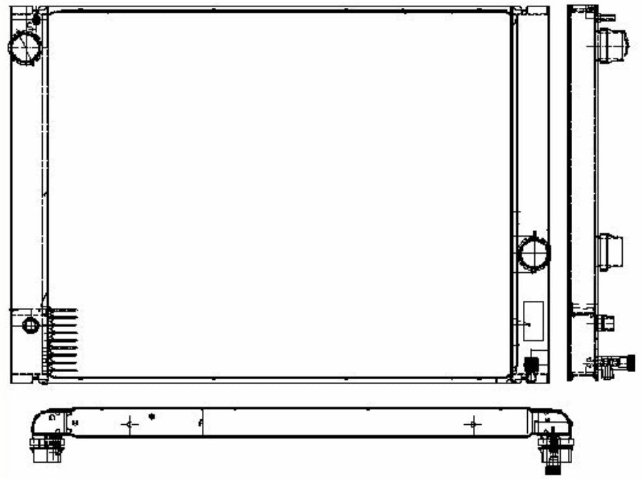 MAHLE Behr Radiator 376718001