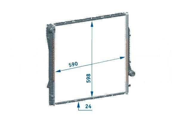 MAHLE Behr Radiator 376718761