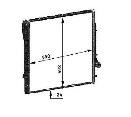 MAHLE Behr Radiator 376718761
