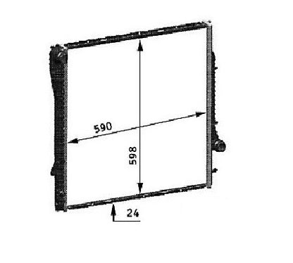MAHLE Behr Radiator 376718761