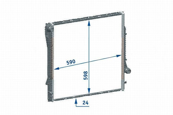 MAHLE Behr Radiator 376718771