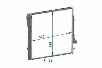 MAHLE Behr Radiator 376718771