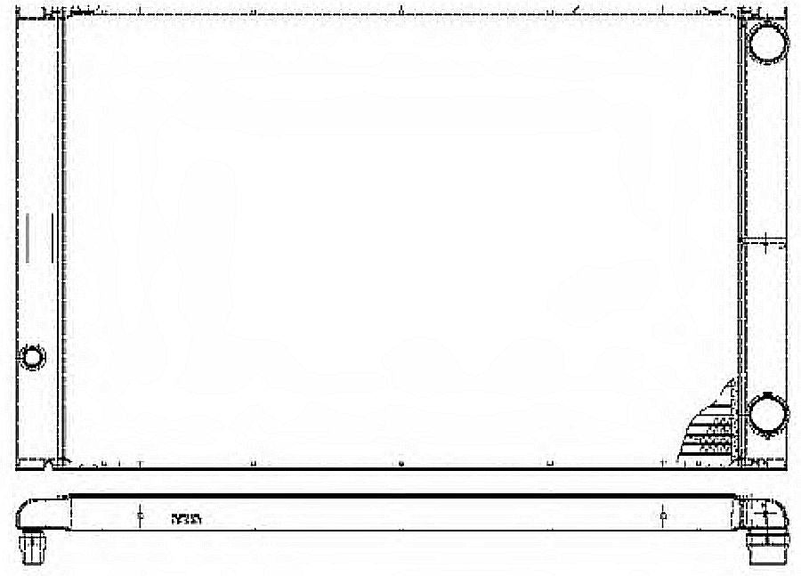 MAHLE Behr Radiator 376719091
