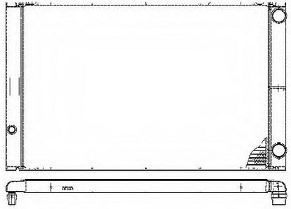MAHLE Behr Radiator 376719091