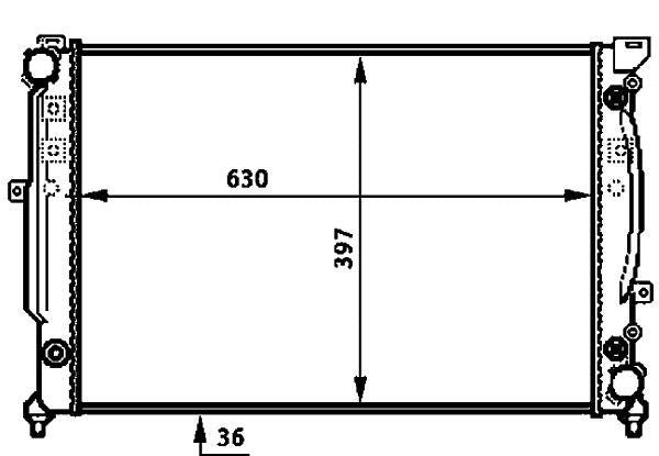 MAHLE Behr Radiator 376720601