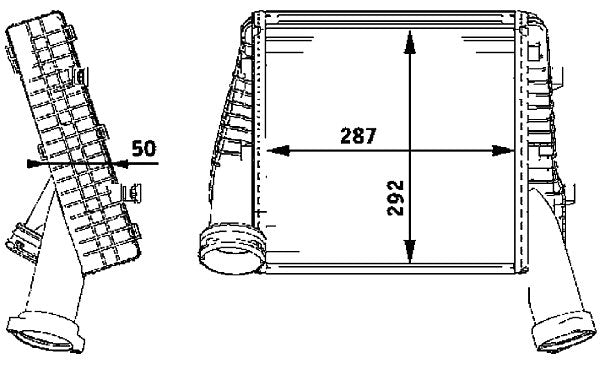 MAHLE Behr Intercooler 376723481