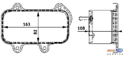 MAHLE Behr Intercooler 376726111