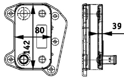 MAHLE Behr Engine Oil Cooler 376726321