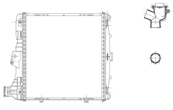 MAHLE Behr Radiator 376730581