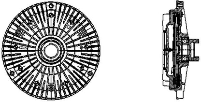 MAHLE Behr Engine Cooling Fan Clutch 376732081