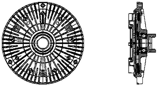 MAHLE Behr Engine Cooling Fan Clutch 376732091