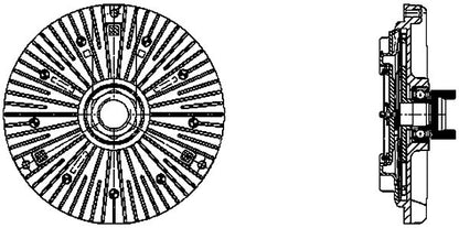 MAHLE Behr Engine Cooling Fan Clutch 376732111