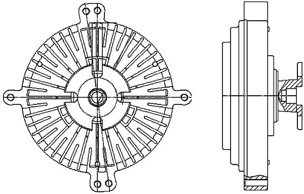 MAHLE Behr Engine Cooling Fan Clutch 376732171