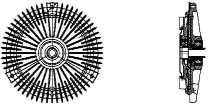 MAHLE Behr Engine Cooling Fan Clutch 376732251