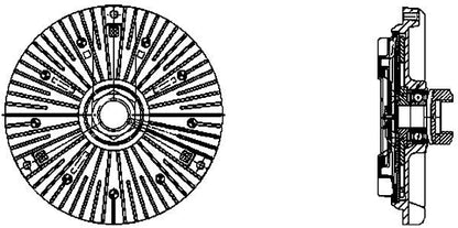 MAHLE Behr Engine Cooling Fan Clutch 376733031