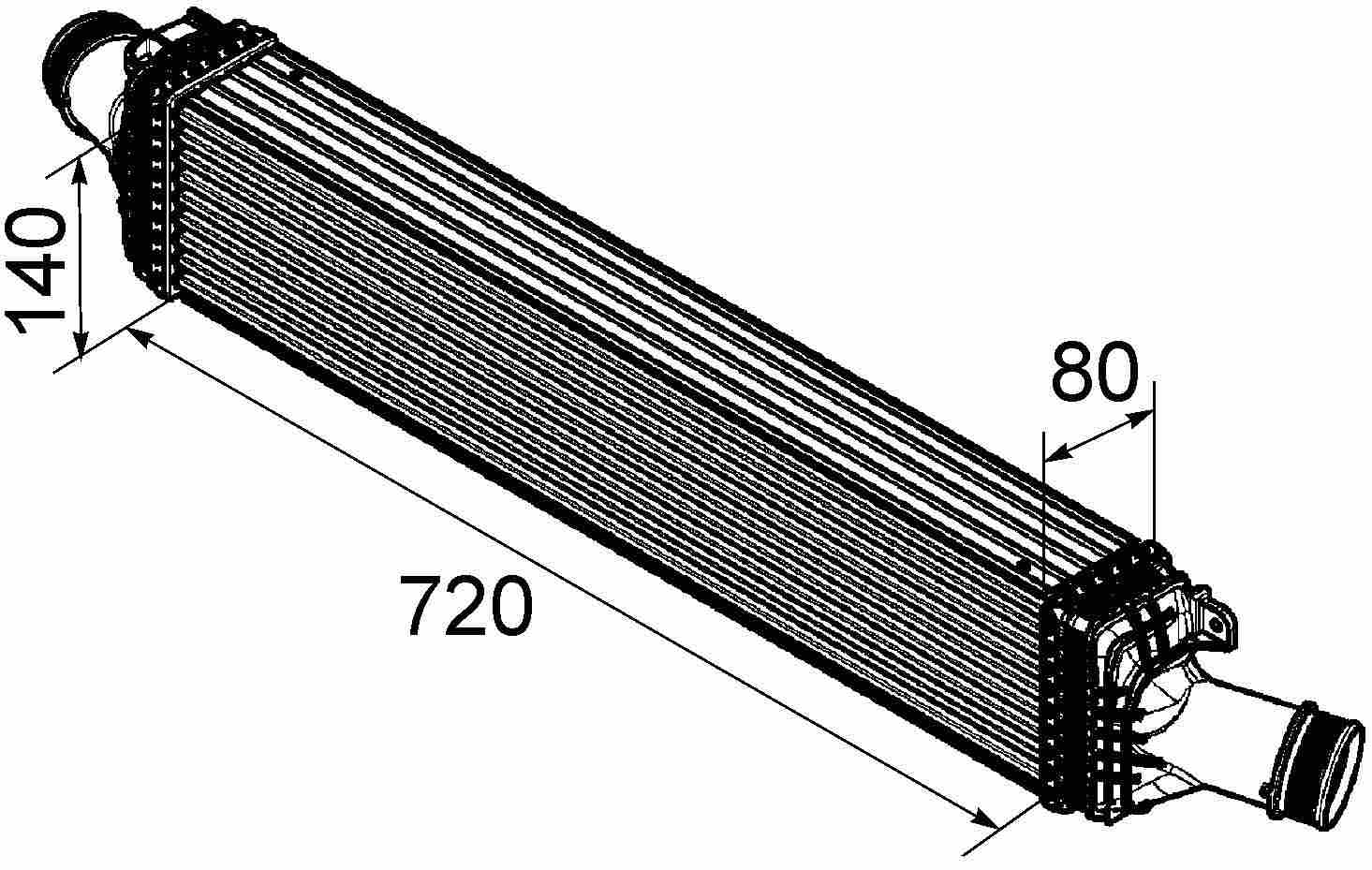 MAHLE Behr Intercooler 376746181