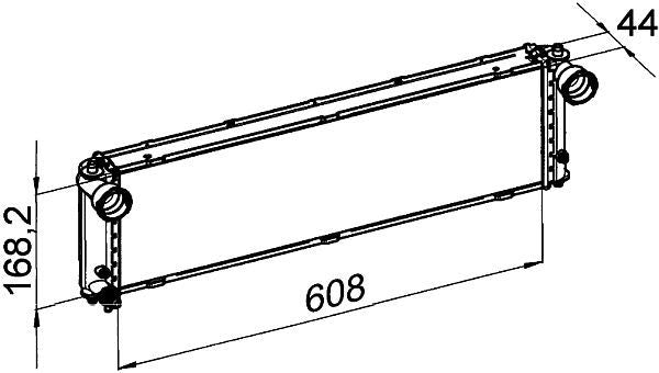 MAHLE Behr Radiator 376765111
