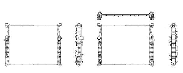 MAHLE Behr Radiator 376781571