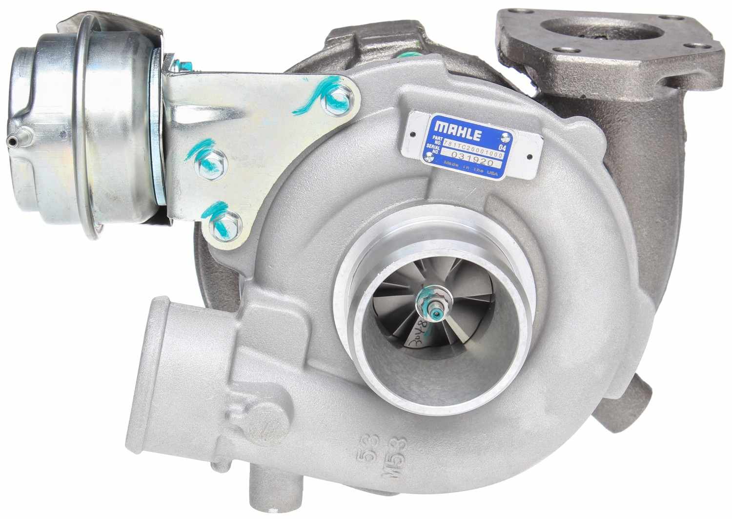 MAHLE Turbocharger  top view frsport 781TC20001000