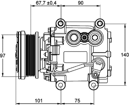 Mahle ACP1099000P