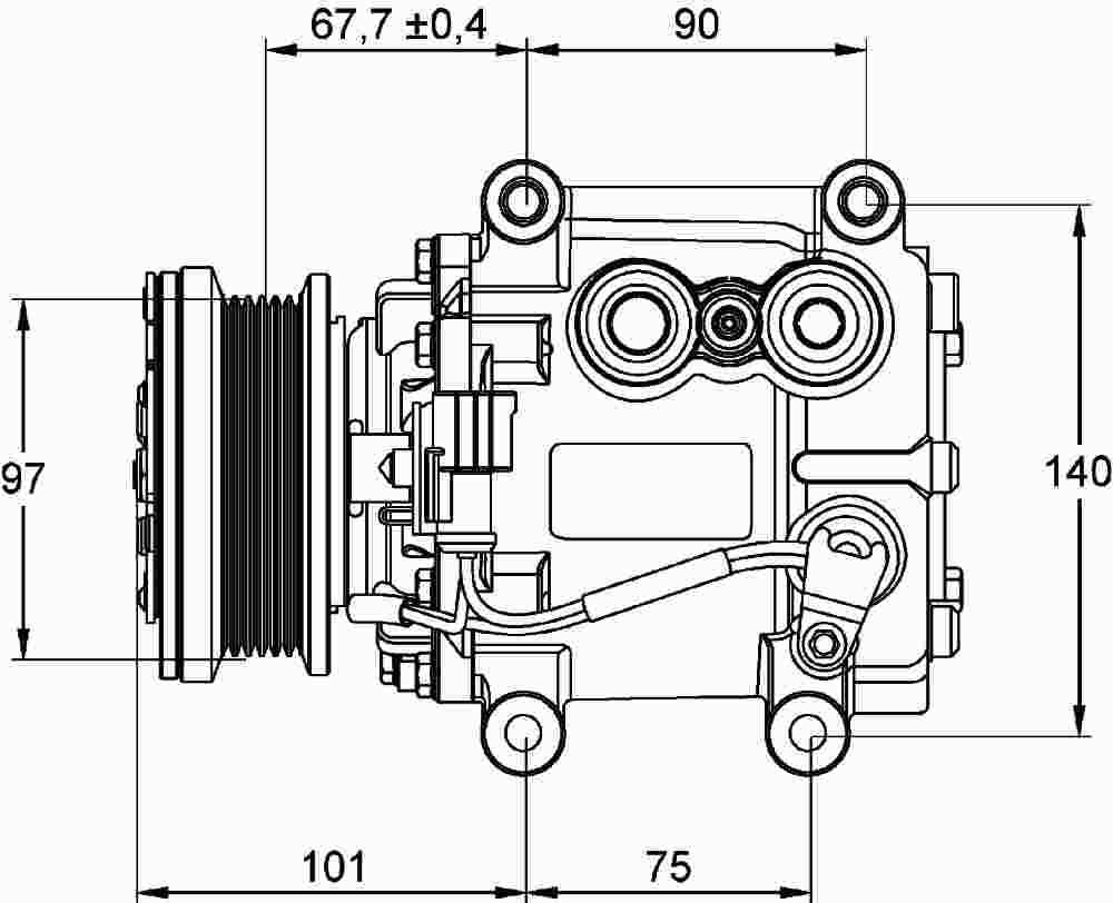 Mahle ACP1099000P