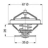 Clevite Engine Coolant Thermostat