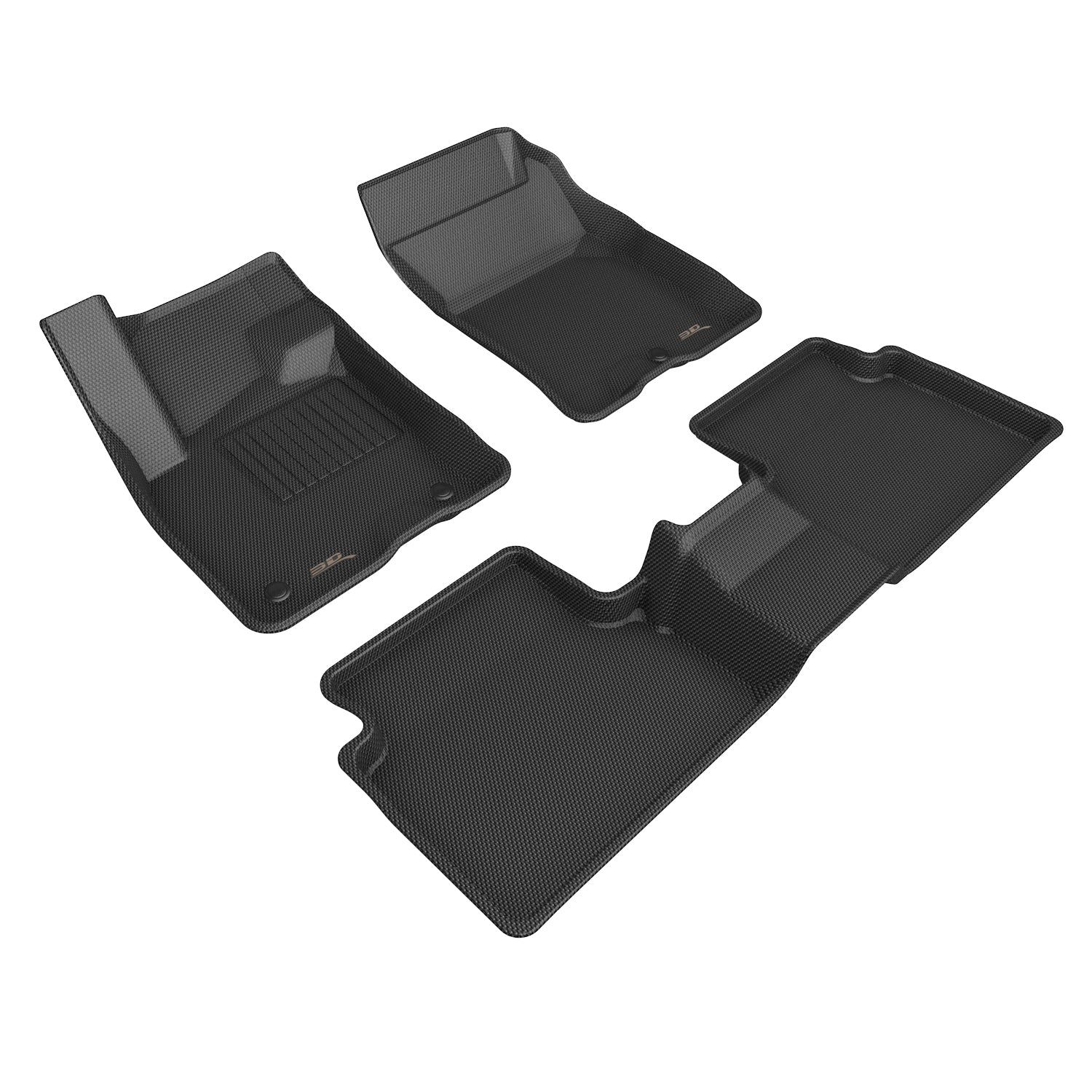 3D MAXpider 21- Ford Bronco Kagu Rear Floor Liners Black Carpeting, Vinyl Flooring and Floor Mats Floor Mats main image