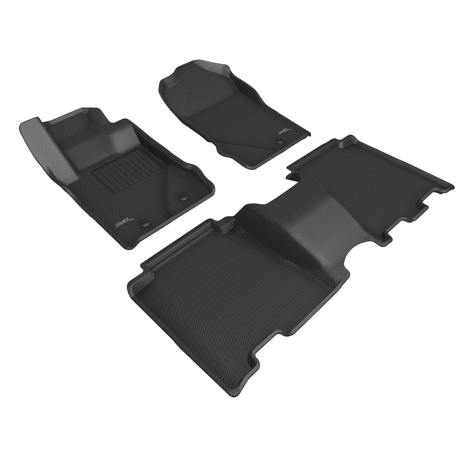 3D MAXpider 21-   Ford Bronco Kagu Rear Floorliners Black Carpeting, Vinyl Flooring and Floor Mats Floor Mats main image