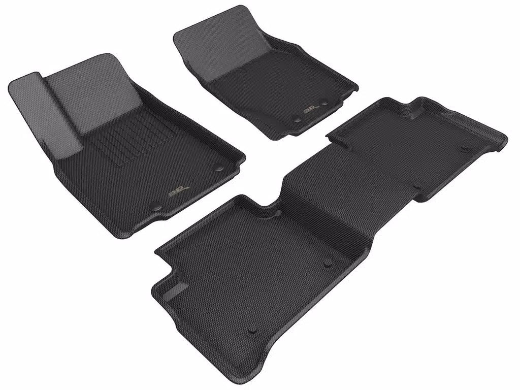 3D MAXPIDER Kagu Floor Liners Black Interior and Accessories Carpeting, Vinyl Flooring and Floor Mats main image
