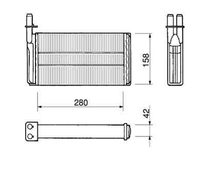 Marelli HVAC Heater Core