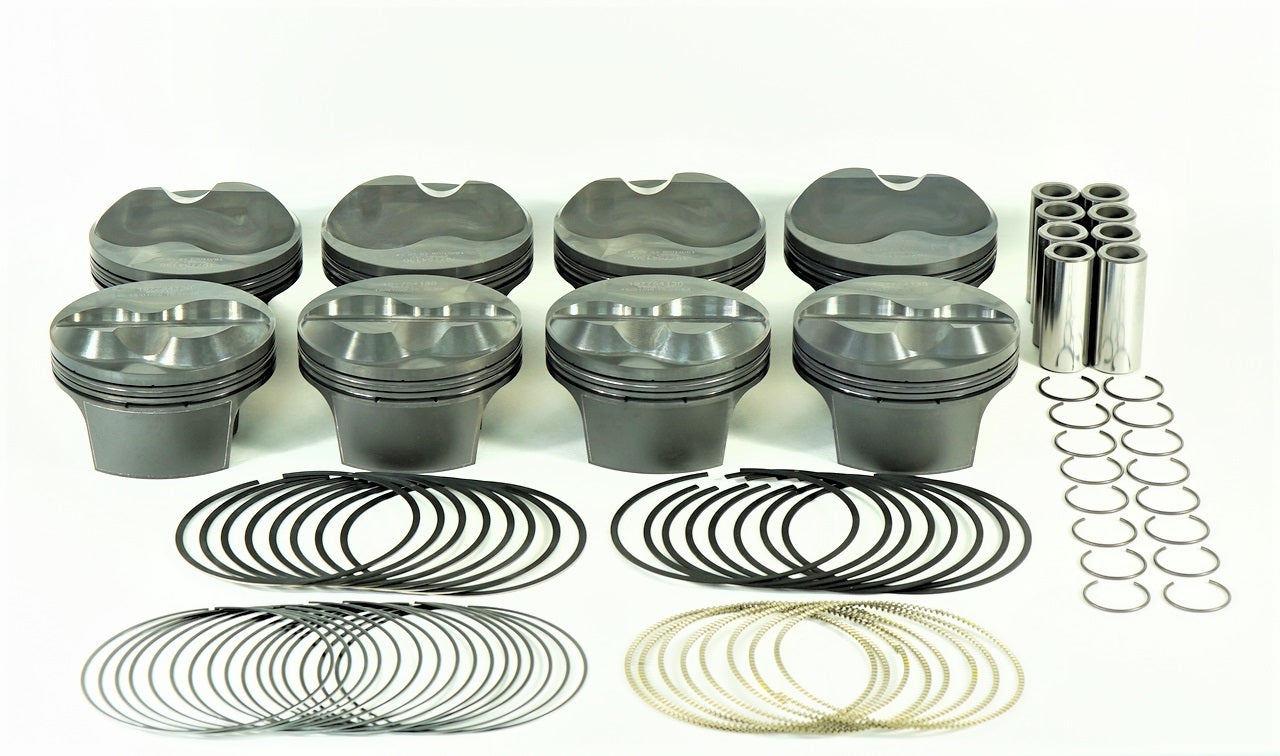 Mahle SBC Dome Powerpak Piston Set 4.030 Bore +12cc Pistons and Piston Rings Pistons main image