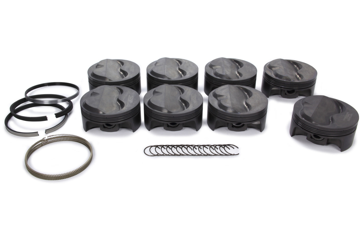 Mahle SBC Dome PowerPak Piston Set 4.155 Bore Pistons and Piston Rings Pistons main image