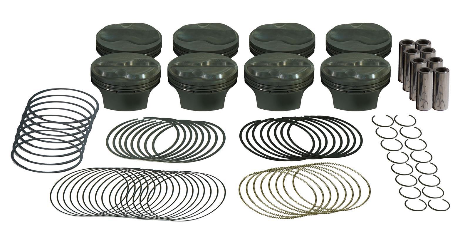 MAHLE PISTONS LS FT Powerpak Piston Set 4.125 Bore -4.0cc Engines and Components Pistons and Piston Rings main image
