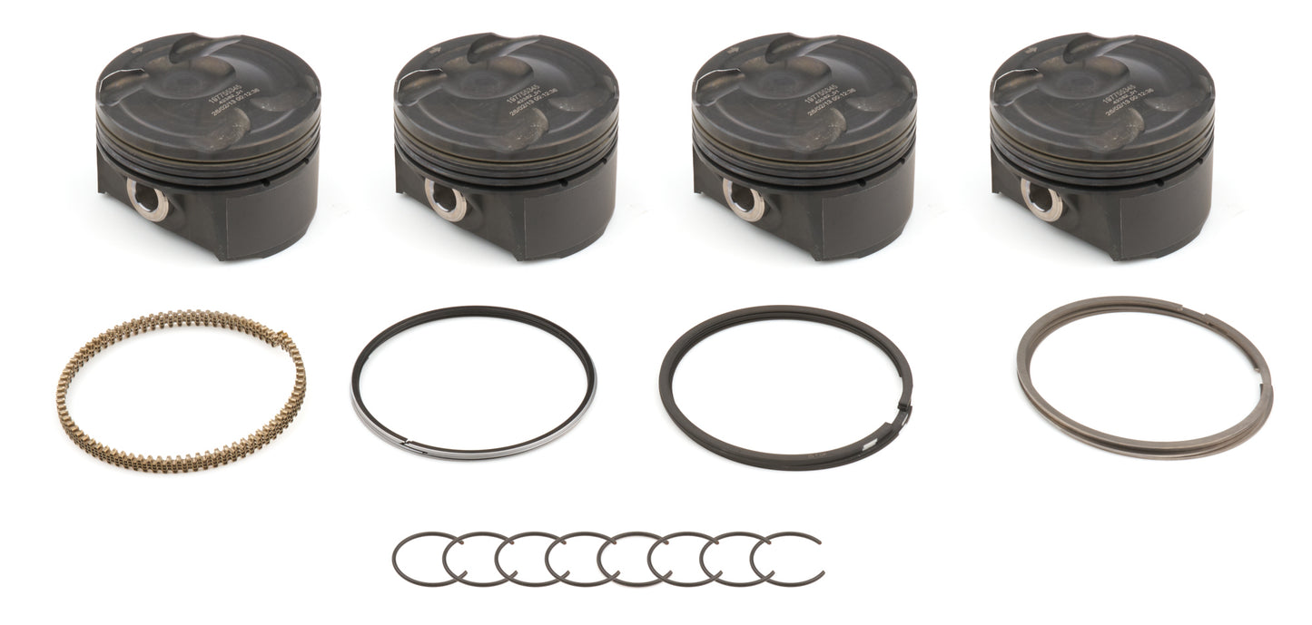 MAHLE PISTONS Ford PowerPak Piston Set 2.3L Ecoboost  2015-2021 Engines and Components Pistons and Piston Rings main image