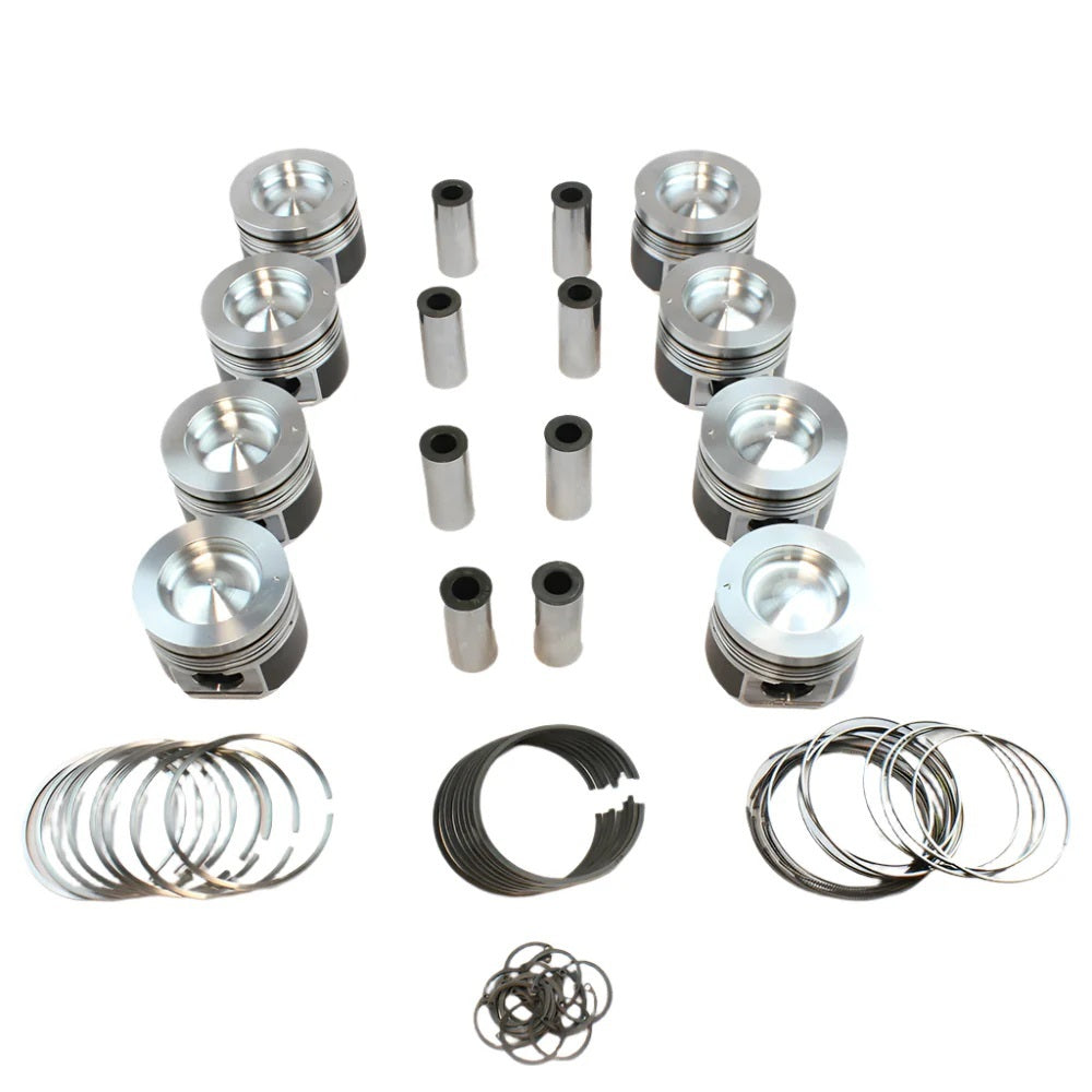 MAHLE PISTONS Duramax PowerPak Piston Set 4.055 Bore 6.6L Engines and Components Pistons and Piston Rings main image